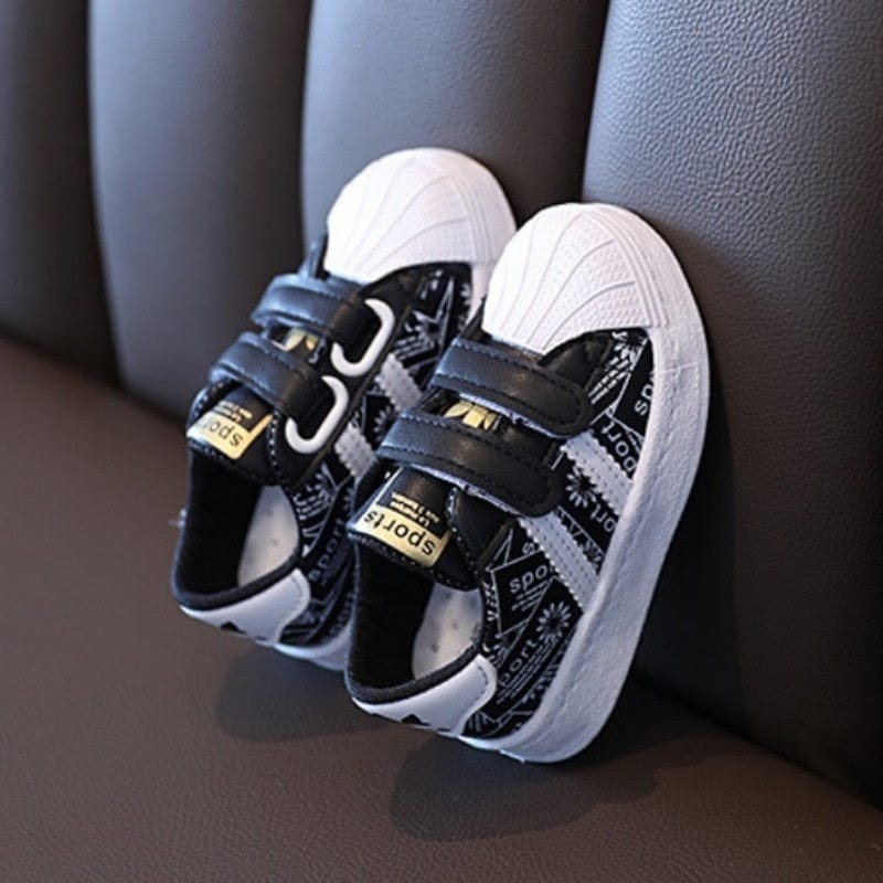 Showlu Fashion Store 0 Kids Shoes for Baby Girls and Boys Anti-slip Soft Rubber Bottom Baby Sneaker Casual Flat Shoes Children Size 21-30