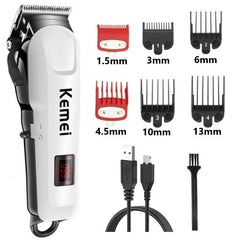 Showlu Fashion Store 0 KM-809A -A Electric Hair Clipper Hair Cut Maching Wireless Trimmer men Professional Clipper Machine Rechargeable Hair Cut Barber 809A