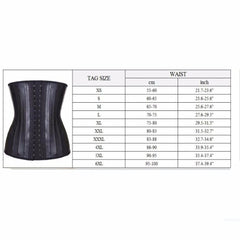 Showlu Fashion Store 0 Latex Shaping Belt Lengthened Buckle Rubber Waist Seal  3-Breasted High-Quality Body  Clothes