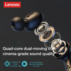 Showlu Fashion Store 0 Lenovo LP3 Pro Earphones TWS Bluetooth 5.0 Wireless HIFI Music Headset Display 1200mAh Battery Headphones Gaming Earbuds