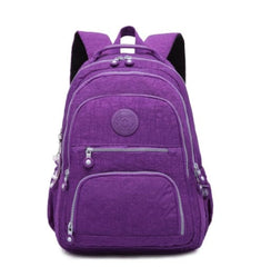 Showlu Fashion Store 0 LIGHT PURPLE / China / 31x14x42CM 989 TEGAOTE Mochila Feminina Nylon Casual Large School Backpack for Teenage Girls 2023 Travel Back Packs Bag Women Laptop Bagpack