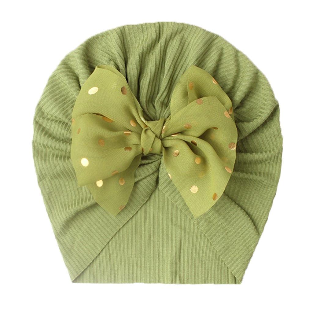 Showlu Fashion Store 0 Lovely Shiny Bowknot Baby Hat Cute Solid Color Baby Girls Boys Hat Turban Soft Newborn Infant Cap Beanies Head Wraps