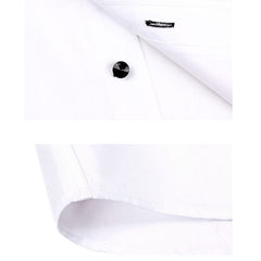 Showlu Fashion Store 0 Men&#39;s Casual Shirt Long Sleeve Korean Trends Fashion Button-down Collared Shirt Business Dress Shirts Slim Fit Designer Shirts