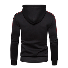 Showlu Fashion Store 0 Men's Hoodie Black White Army Green Red Hooded Color Block Fleece Cool Casual Winter Clothing Apparel Hoodies Sweatshirts