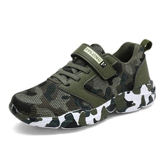 Showlu Fashion Store 0 Mesh Green / 27 Brand Summer Children Camouflage Sneakers Kids Sports Tennis Shoes Breathable Mesh Boys Girls Running Shoes Outdoor Casual Shoes