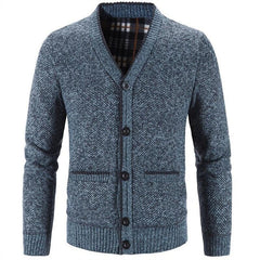 Showlu Fashion Store 0 New Sweaters Coats Men Winter Thicker Knitted Cardigan Sweatercoats Slim Fit Mens Knit Warm Sweater Jackets Men Knit Clothes