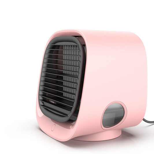 Showlu Fashion Store 0 Pink 5V Home Mini Portable Air Conditioner 3 Colors Light Conditioning Humidifier Purifier USB  Humidification Cooler with Water Tank