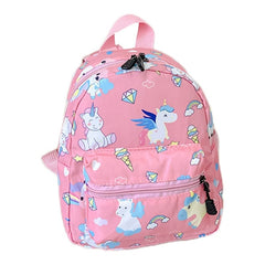 Showlu Fashion Store 0 pink Children Backpack Cartoon Dinosaur Unicorn Pattern Baby Cute Kindergarten Schoolbag Waterproof Kids Bags Boys Girls Backpacks