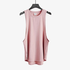 Showlu Fashion Store 0 pink / L Fitness clothing blank sleeveless shirt mens gym stringer tank top bodybuilding tanktop men sportwear undershirt fashion vest