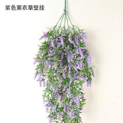 Showlu Fashion Store 0 Purple 2 Violet Artificial Flower Party Decoration Simulation Valentine&#39;s Day Wedding Wall Hanging Basket Flower Orchid fake Flower