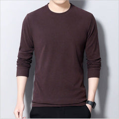 Showlu Fashion Store 0 Purple / M 2022 Casual Thick Warm Winter Luxury Knitted Pull Sweater Men Wear Jersey Dress Pullover Knit Mens Sweaters Male Fashions 71819