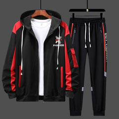 Showlu Fashion Store 0 Red / S 2023 designer new sport suits mens hoodie pants 2 piece matching sets outfit clothes for men clothing tracksuit sweatshirts 0023