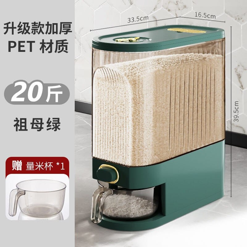 Showlu Fashion Store 0 Rice Barrel Grain Storage Box Sealed Insect-Proof Moisture-Proof Rice Storage Box Kitchen Finishing Grain Storage Tank