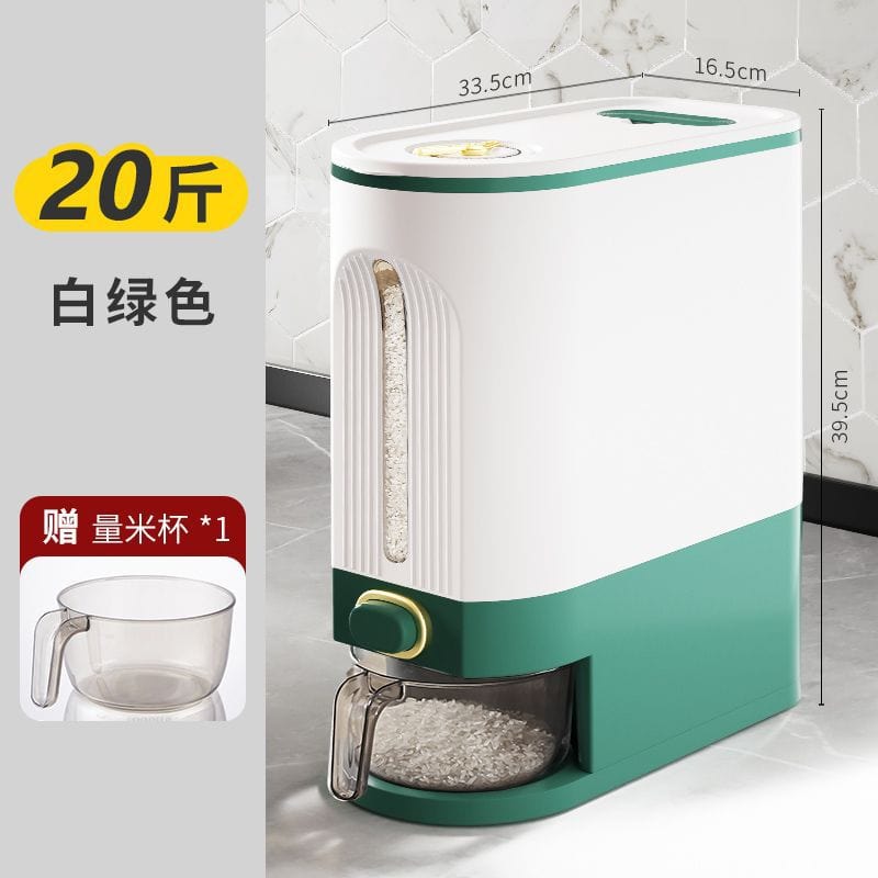 Showlu Fashion Store 0 Rice Barrel Grain Storage Box Sealed Insect-Proof Moisture-Proof Rice Storage Box Kitchen Finishing Grain Storage Tank