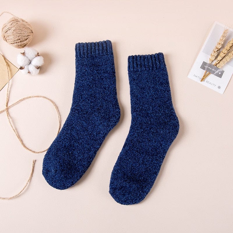  Showlu Fashion Store 0 s1 / EUR SIZE 39-46 Winter Men's Merino Wool Socks Super Thick Warm High Quality Harajuku Retro Snow Casual Antifreeze Cashmere Socks Men 3 Pair