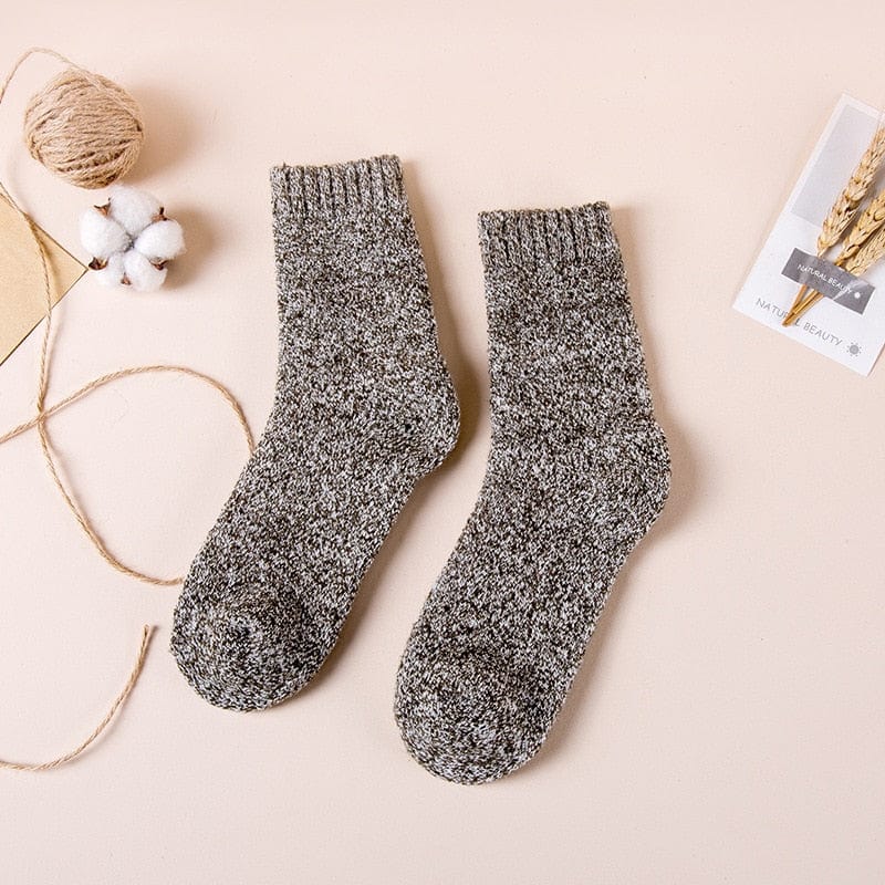  Showlu Fashion Store 0 s4 / EUR SIZE 39-46 Winter Men's Merino Wool Socks Super Thick Warm High Quality Harajuku Retro Snow Casual Antifreeze Cashmere Socks Men 3 Pair