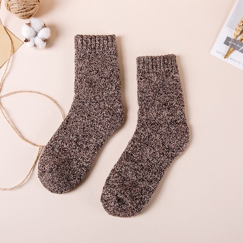  Showlu Fashion Store 0 s5 / EUR SIZE 39-46 Winter Men's Merino Wool Socks Super Thick Warm High Quality Harajuku Retro Snow Casual Antifreeze Cashmere Socks Men 3 Pair