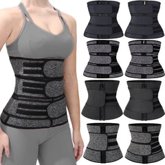 Showlu Fashion Store 0 sexy waistband velcro corset ipper tummy tuck sports body shaping chain waist belts for women