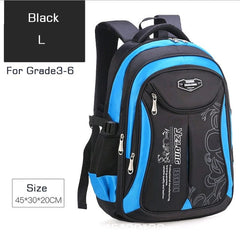 Showlu Fashion Store 0 Style B Black L / China Backpack School Bag Back Pack For Boy Children Kid Child Teenager Schoolbag Male Men Primary Bookbag Bagpack Book Portfolio Teen