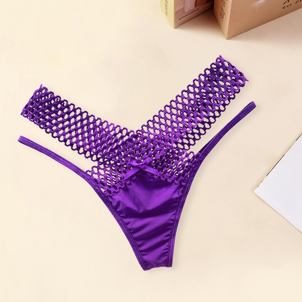 Showlu Fashion Store 0 Transparent Women's Panties Sexy Lady Perspective Panty Mesh Lace Panties Breathable Soft Underpants Intimates Lingerie Briefs