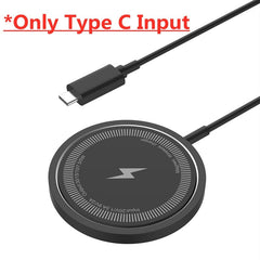 Showlu Fashion Store 0 Type C and USB A Magnetic Wireless Charger 15W