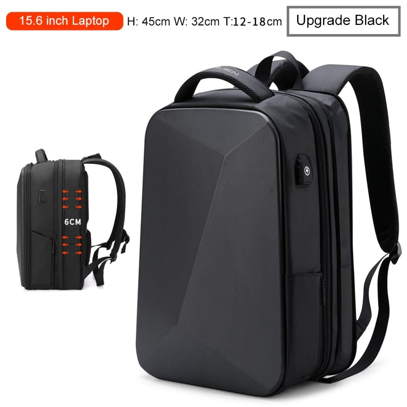 Showlu Fashion Store 0 Upgrade Black / China Fenruien Brand Laptop Backpack Anti-theft Waterproof School Backpacks USB Charging Men Business Travel Bag Backpack New Design