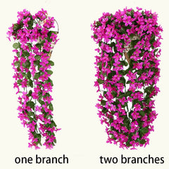 Showlu Fashion Store 0 Violet Artificial Flower Party Decoration Simulation Valentine&#39;s Day Wedding Wall Hanging Basket Flower Orchid fake Flower