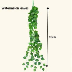 Showlu Fashion Store 0 Watermelon Leaf Violet Artificial Flower Party Decoration Simulation Valentine&#39;s Day Wedding Wall Hanging Basket Flower Orchid fake Flower