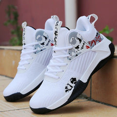 Showlu Fashion Store 0 White / 39 Men Casual Shoes Sport Sneakers Man Autumn New Durable Shock Absorbing Elastic Shoes Fashion Sport Running Shoes Basketball Shoe