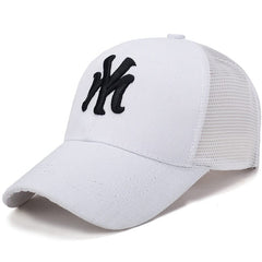 Showlu Fashion Store 0 White / Adjustable Fashion Letters Embroidery  Women Men Baseball Caps Female Male Sport Visors Snapback Cap Sun Hat For Women Men