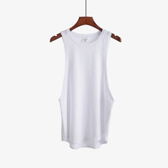 Showlu Fashion Store 0 White / M Fitness clothing blank sleeveless shirt mens gym stringer tank top bodybuilding tanktop men sportwear undershirt fashion vest