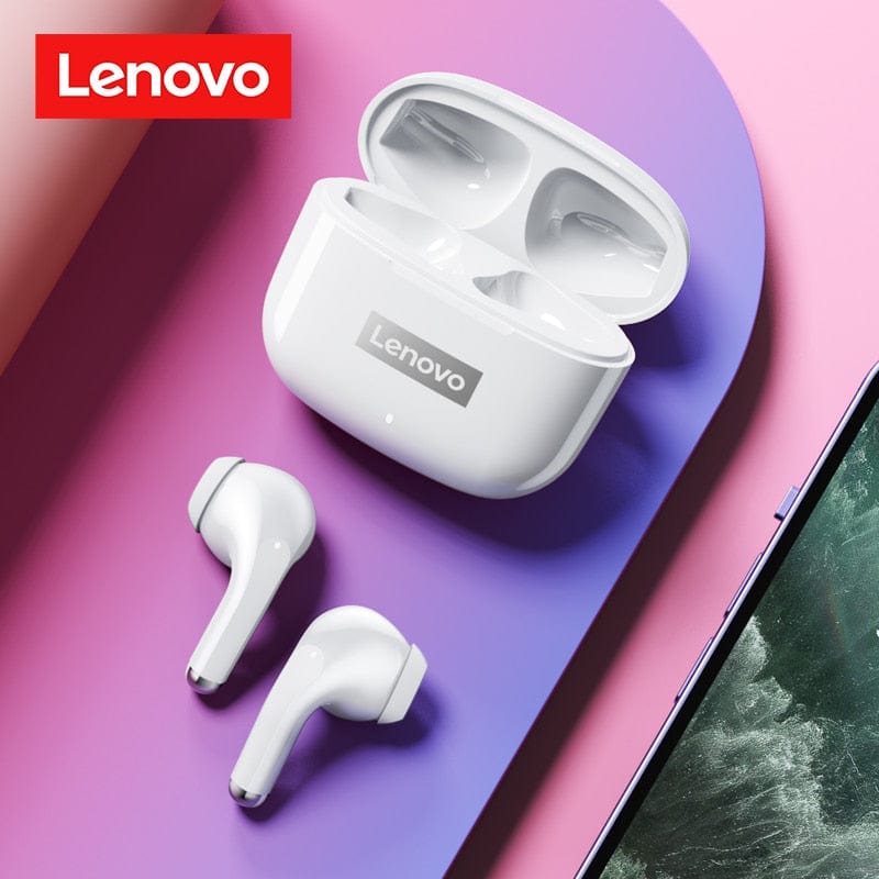 Showlu Fashion Store 0 White Original Lenovo LP40 Pro TWS Earphones Wireless Bluetooth 5.1 Sport Noise Reduction Headphones Touch Control 250mAH 2022 New