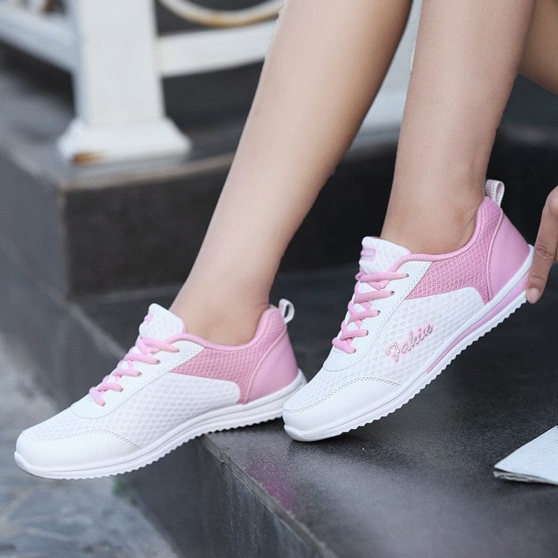 Showlu Fashion Store 0 white pink shoes / 35 Shoes 2022 Sneakers Women Plus Size Women Casual Shoes Outdoor Chunky Sneakers Trainers Platform Sneakers Flat Mujer Shoes Woman