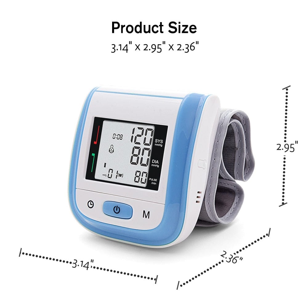 Showlu Fashion Store 0 YK-BPW1-Pink Digital Wrist Blood Pressure Monitor