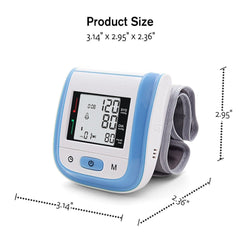 Showlu Fashion Store 0 YK-BPW1-Pink Digital Wrist Blood Pressure Monitor