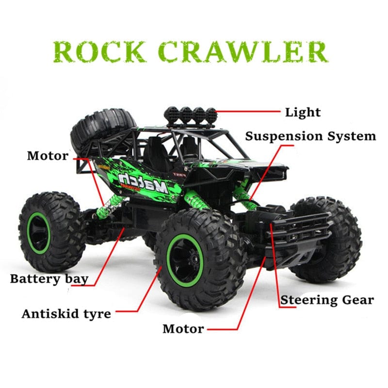 Showlu Fashion Store 0 ZWN 1:12 / 1:16 4WD RC Car With Led Lights 2.4G Radio Remote Control Cars Buggy Off-Road Control Trucks Boys Toys for Children