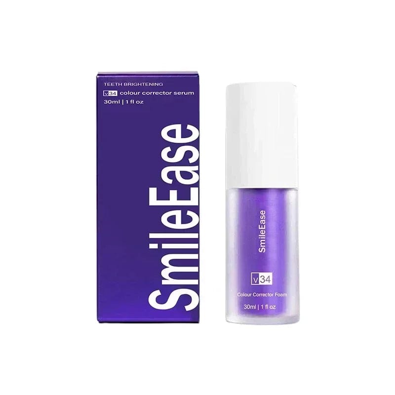  Showlu Fashion Store 01(30ml) SMILEKIT V34 Purple Whitening Toothpaste Remove Smoke Stain Remove Stains Reduce Yellowing Care For Teeth Gums Fresh Breath