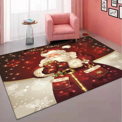 Showlu Fashion Store 02 / 60x90cm 24x36inch Christmas Decorations Carpet for Living Room Home Decor Sofa Table Large Area Rug Bedroom Entrance Doormat Bathroom Non-slip Mat