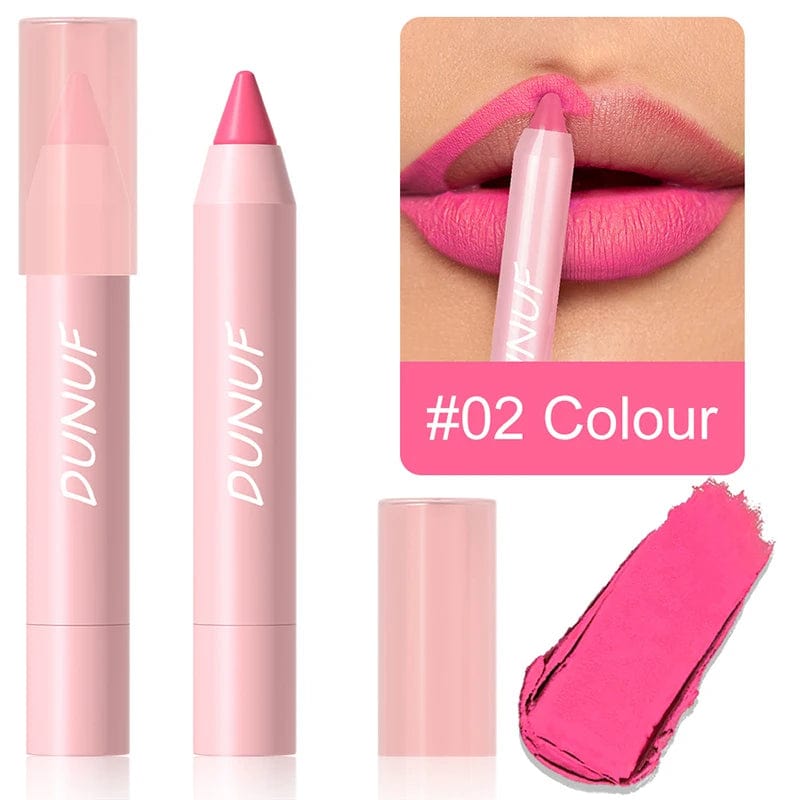  Showlu Fashion Store 02 Nude Brown Lip Liner Pencil Labial Makeup Waterproof Matte Lipstick 18 Color Red Contour Tint Crayon Pen Lip Contouring Cosmetic