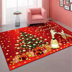 Showlu Fashion Store 03 / 60x90cm 24x36inch Christmas Decorations Carpet for Living Room Home Decor Sofa Table Large Area Rug Bedroom Entrance Doormat Bathroom Non-slip Mat