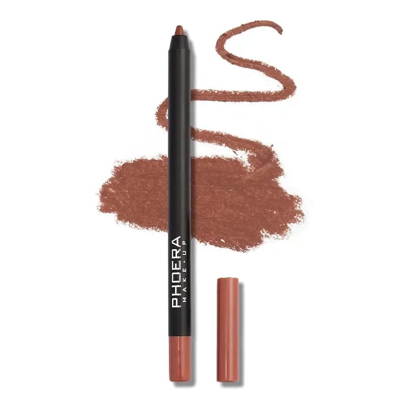  Showlu Fashion Store 03 Lasting Nude Brown Lip Liner Pen Matte Lipstick Pen Waterproof Lips Makeup Women Sexy Red Non-stick Cup Lips Contour Cosmetics