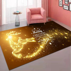 Showlu Fashion Store 05 / 60x90cm 24x36inch Christmas Decorations Carpet for Living Room Home Decor Sofa Table Large Area Rug Bedroom Entrance Doormat Bathroom Non-slip Mat