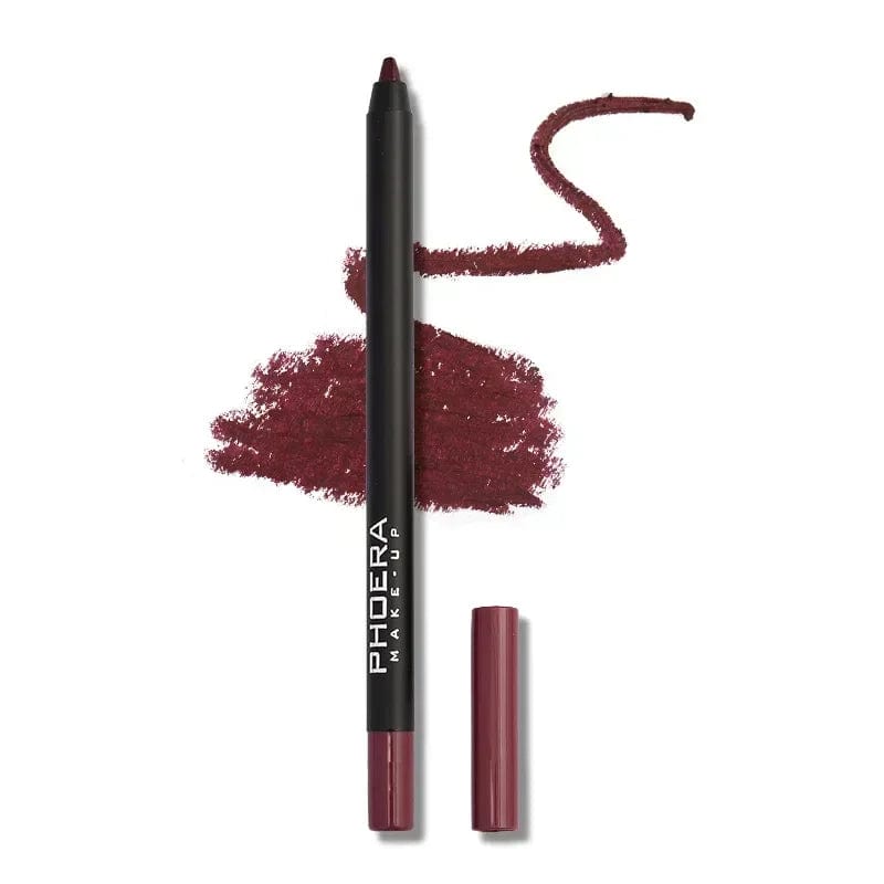  Showlu Fashion Store 05 Lasting Nude Brown Lip Liner Pen Matte Lipstick Pen Waterproof Lips Makeup Women Sexy Red Non-stick Cup Lips Contour Cosmetics