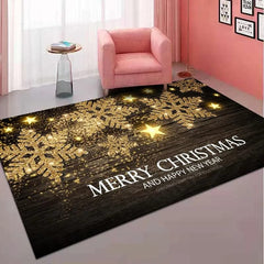 Showlu Fashion Store 06 / 60x90cm 24x36inch Christmas Decorations Carpet for Living Room Home Decor Sofa Table Large Area Rug Bedroom Entrance Doormat Bathroom Non-slip Mat