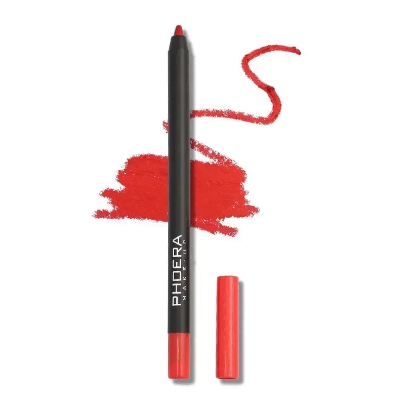  Showlu Fashion Store 06 Lasting Nude Brown Lip Liner Pen Matte Lipstick Pen Waterproof Lips Makeup Women Sexy Red Non-stick Cup Lips Contour Cosmetics