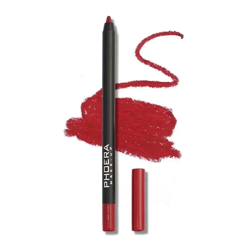  Showlu Fashion Store 07 Lasting Nude Brown Lip Liner Pen Matte Lipstick Pen Waterproof Lips Makeup Women Sexy Red Non-stick Cup Lips Contour Cosmetics