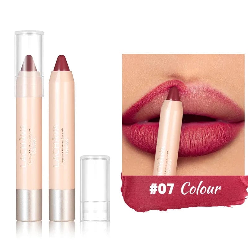  Showlu Fashion Store 07 Matte Nude Brown Lipliner Pen Waterproof Lasting Non-stick Cup Plumping Natural Contouring Lipstick Pencil Lips Makeup Cosmetics