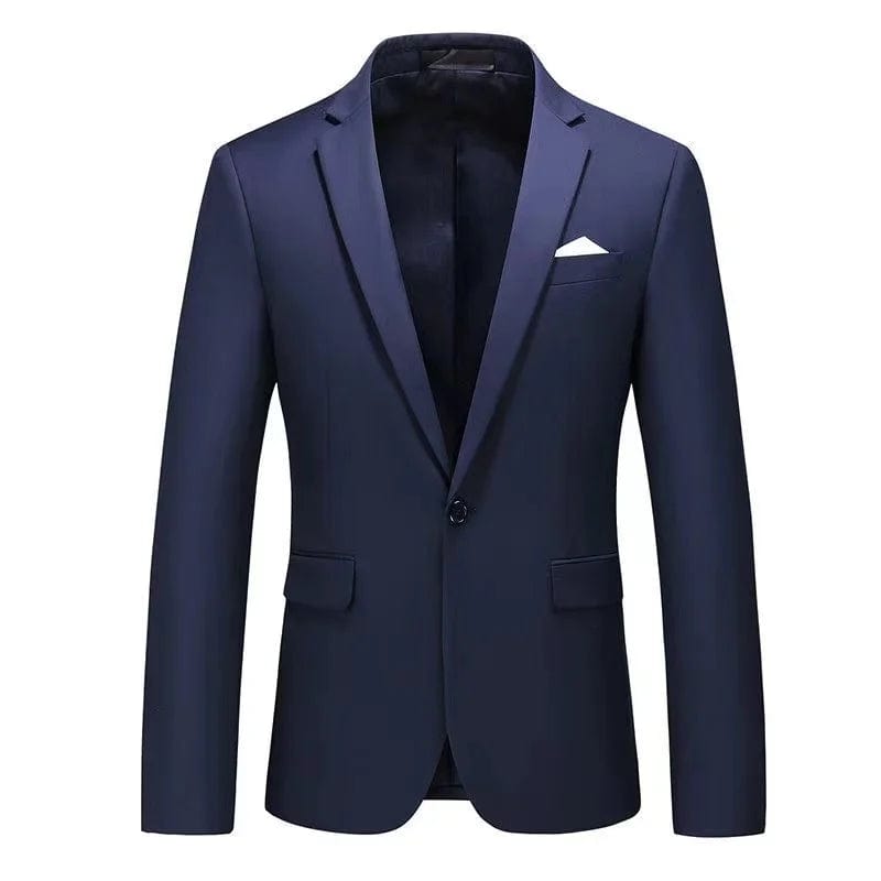 SHOWLU FASHION STORE 1 BK215Men's casual business style jacket, groom's slim fit suit top