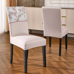 Showlu Fashion Store 1 / one size / CHINA 2024NEW Print Table Chair Cover High Elastic Thickened Dining Seat Covers Deco Banquet Hotel Home Textlies