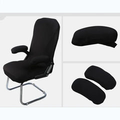 Showlu Fashion Store 1 Pair Computer Chair Armrest Covers with Sponge Spandex Stretch Office Chair Armrest Covers Removable Seat Arm Rest Covering